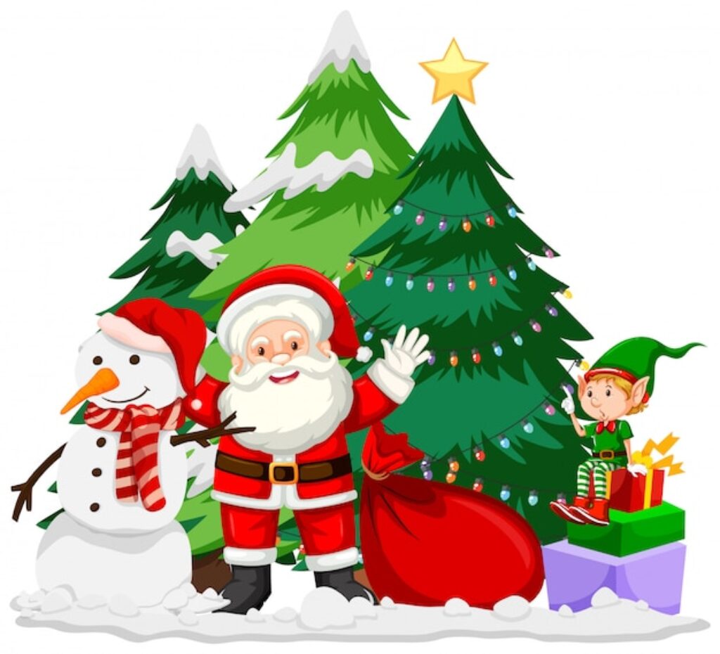 christmas-theme-with-santa-snowman_1308-39029